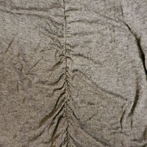 Vintage Suzie mock neck grey long sleeve top - Picture 5 of 6